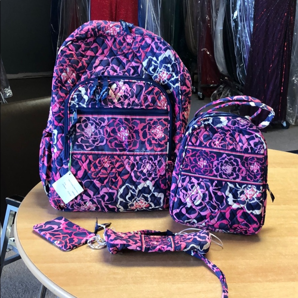 Vera Bradley Book Bag Set